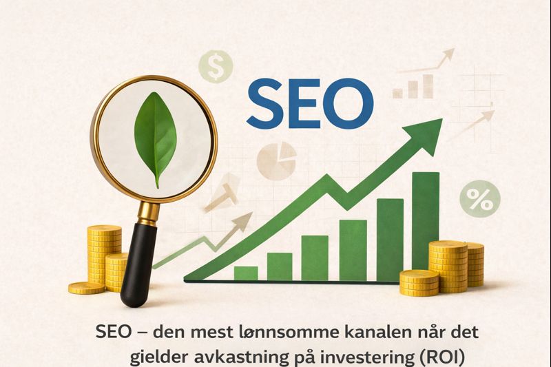 SEO — den mest lønnsomme kanalen når det gjelder avkastning på investering (ROI)